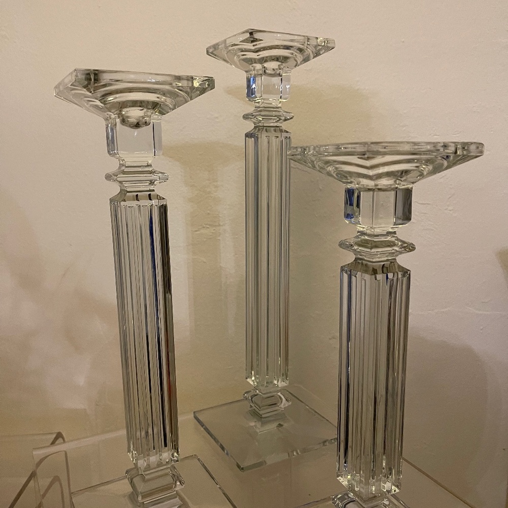 Set of 3 vintage candle holder